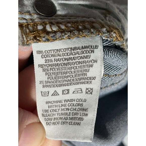 Free People Skinny Jean Mid-Rise Stretch Womens Sz 27 Blue Denim 61855-16515125 - Picture 11 of 11